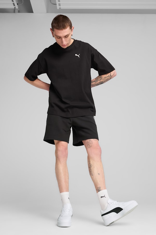 WARDROBE ESS Relaxed Shorts 7" Men, PUMA Black, extralarge-GBR